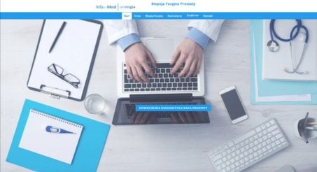 Strony internetowe Toruń – przykład responsywnej strony przychodni lekarskiej z portalem pacjenta